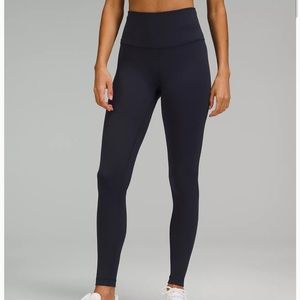 NWT LuLuLemon true navy wonder under high rise “28 inseam size 4